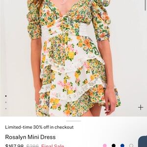 Floral Rosalyn Mini Dress
